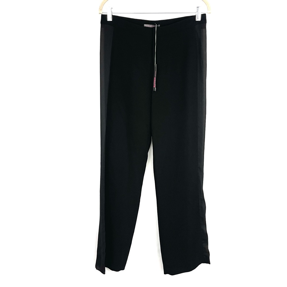 Issue New York Slim Fit Straight Leg Suit Pants Sheer Side Panel Evening Wear